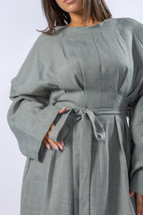 Linen Belt Dress