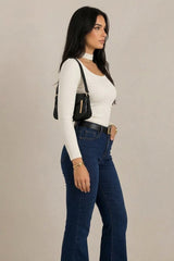 Polygon Ribbed Top