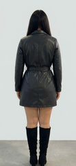 Luxe Leather Coat