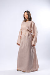 Linen Belt Dress