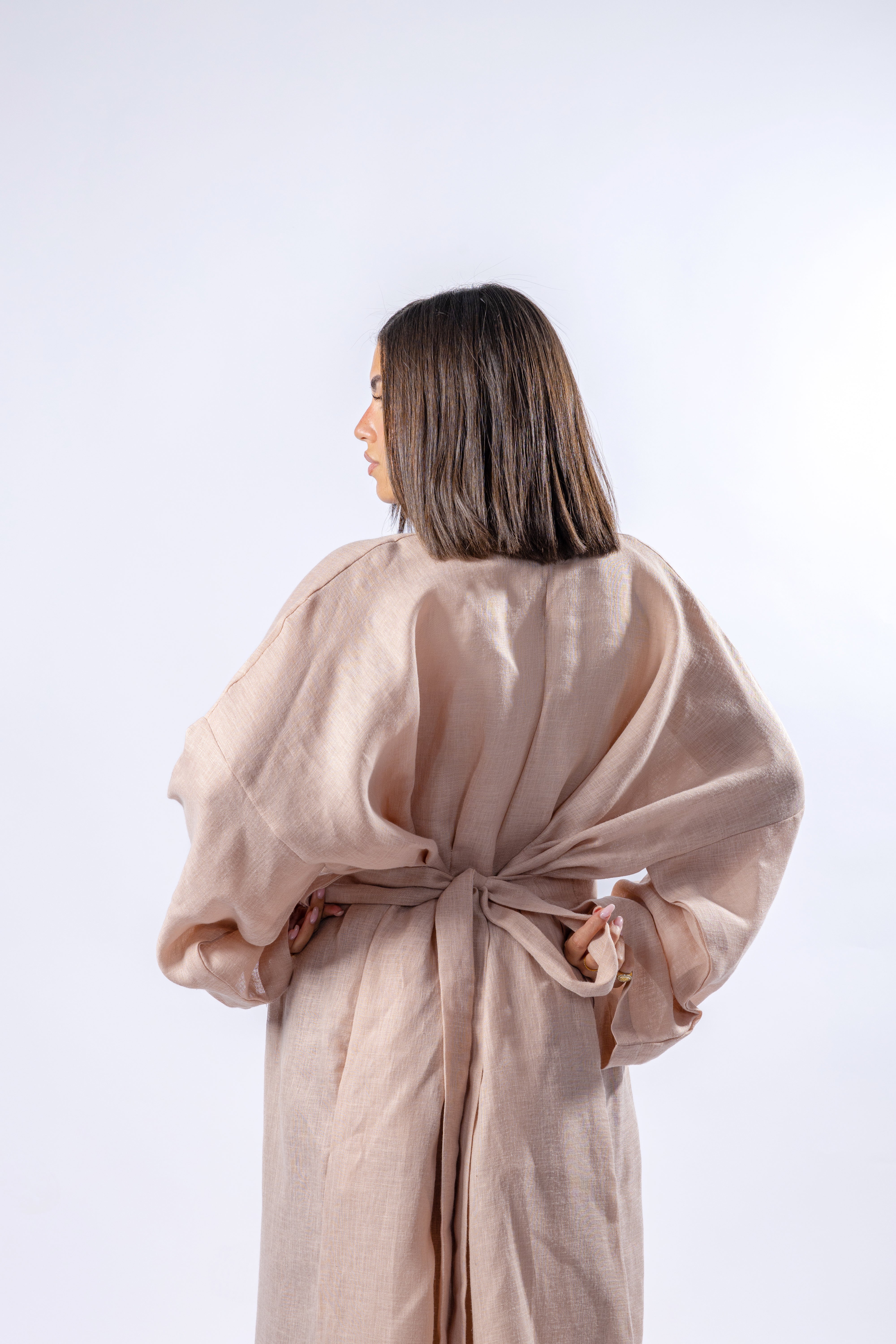 Linen Belt Dress