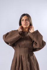 Linen Belt Dress