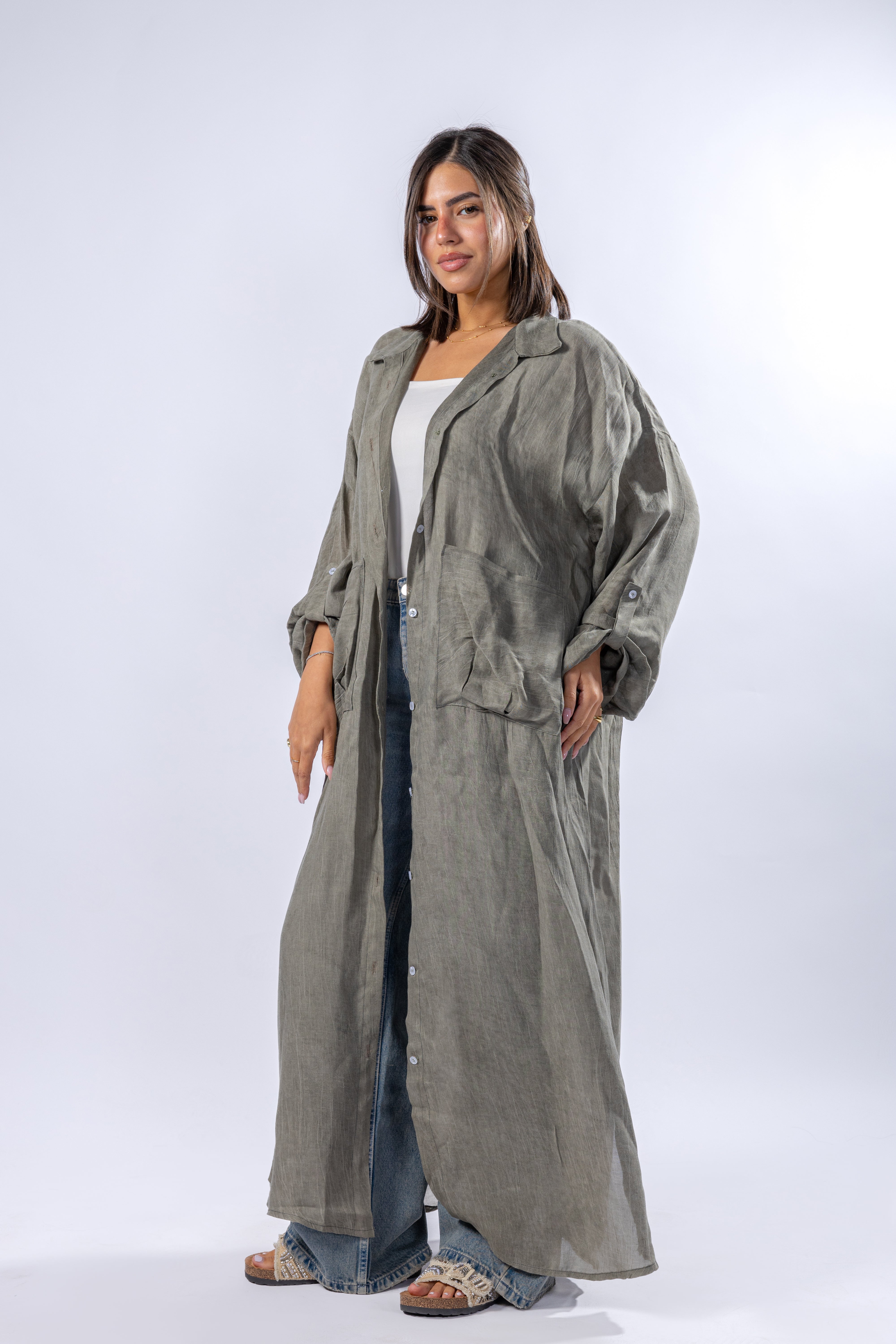 Long Linen Shirt