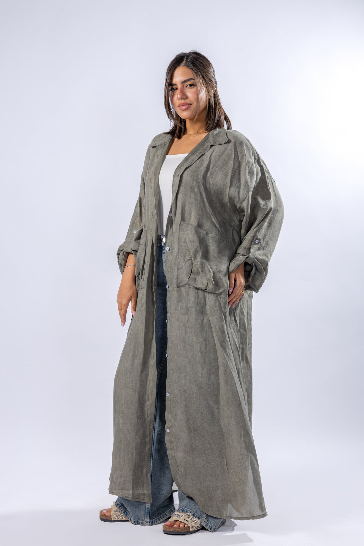 Long Linen Shirt