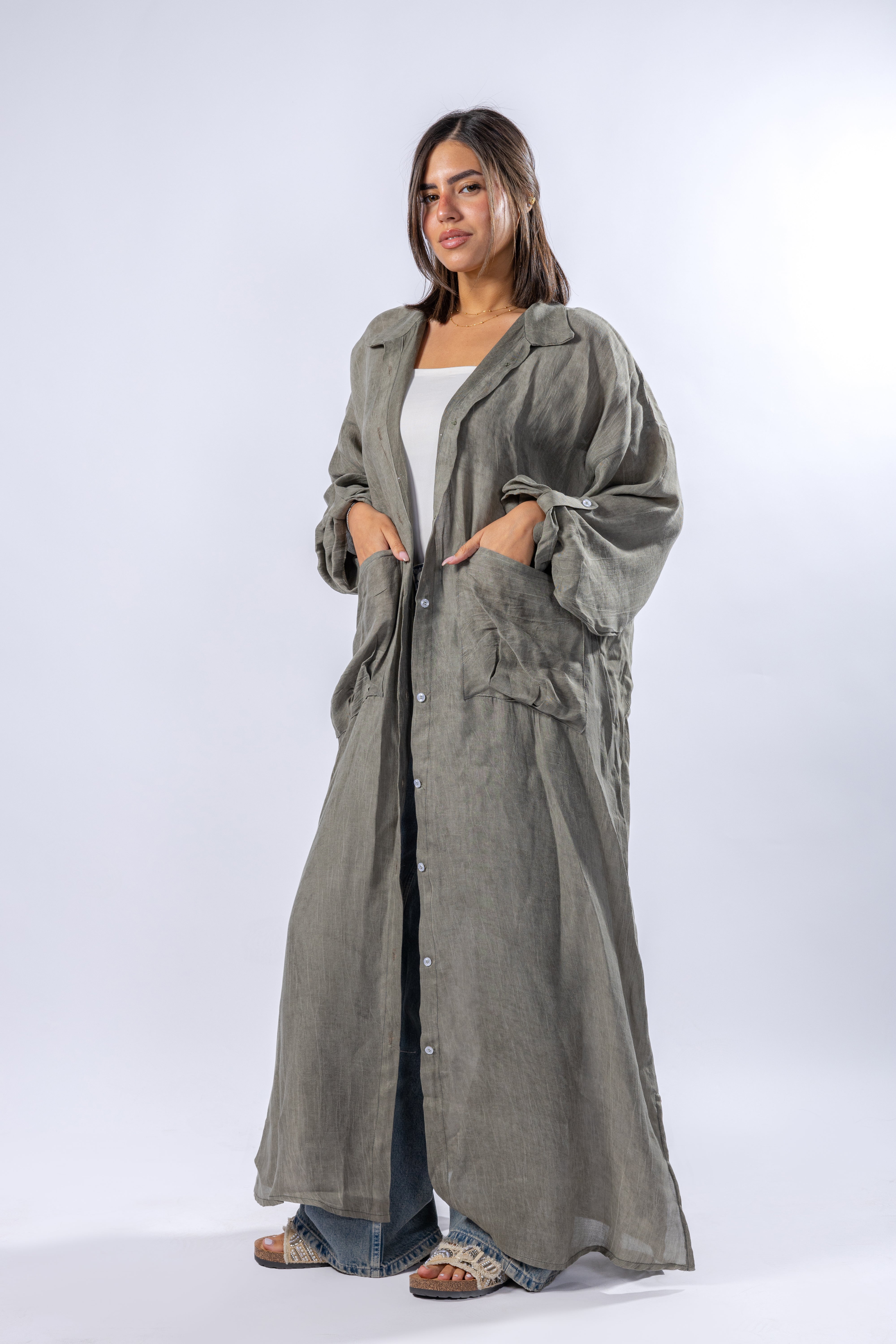 Long Linen Shirt