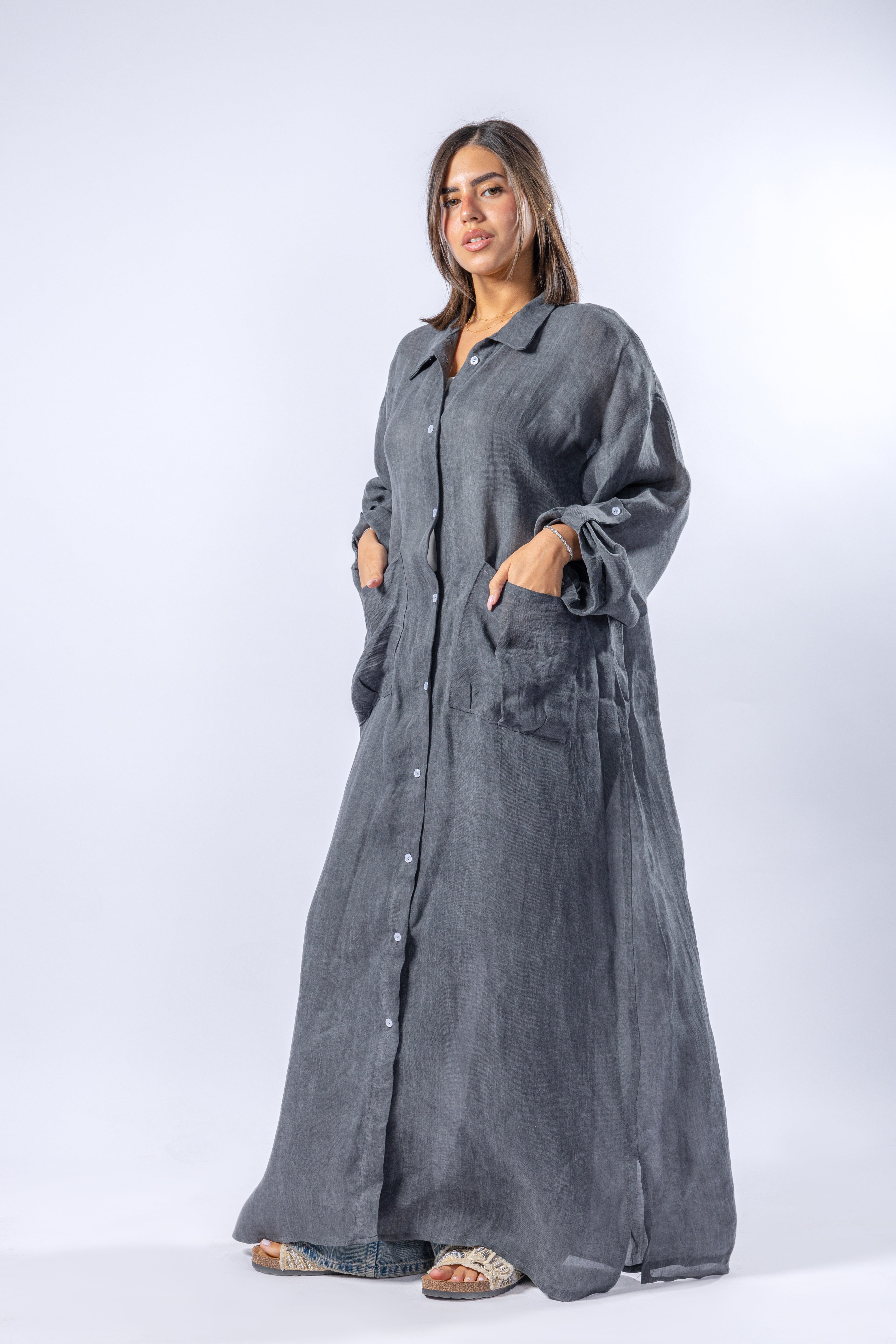 Long Linen Shirt