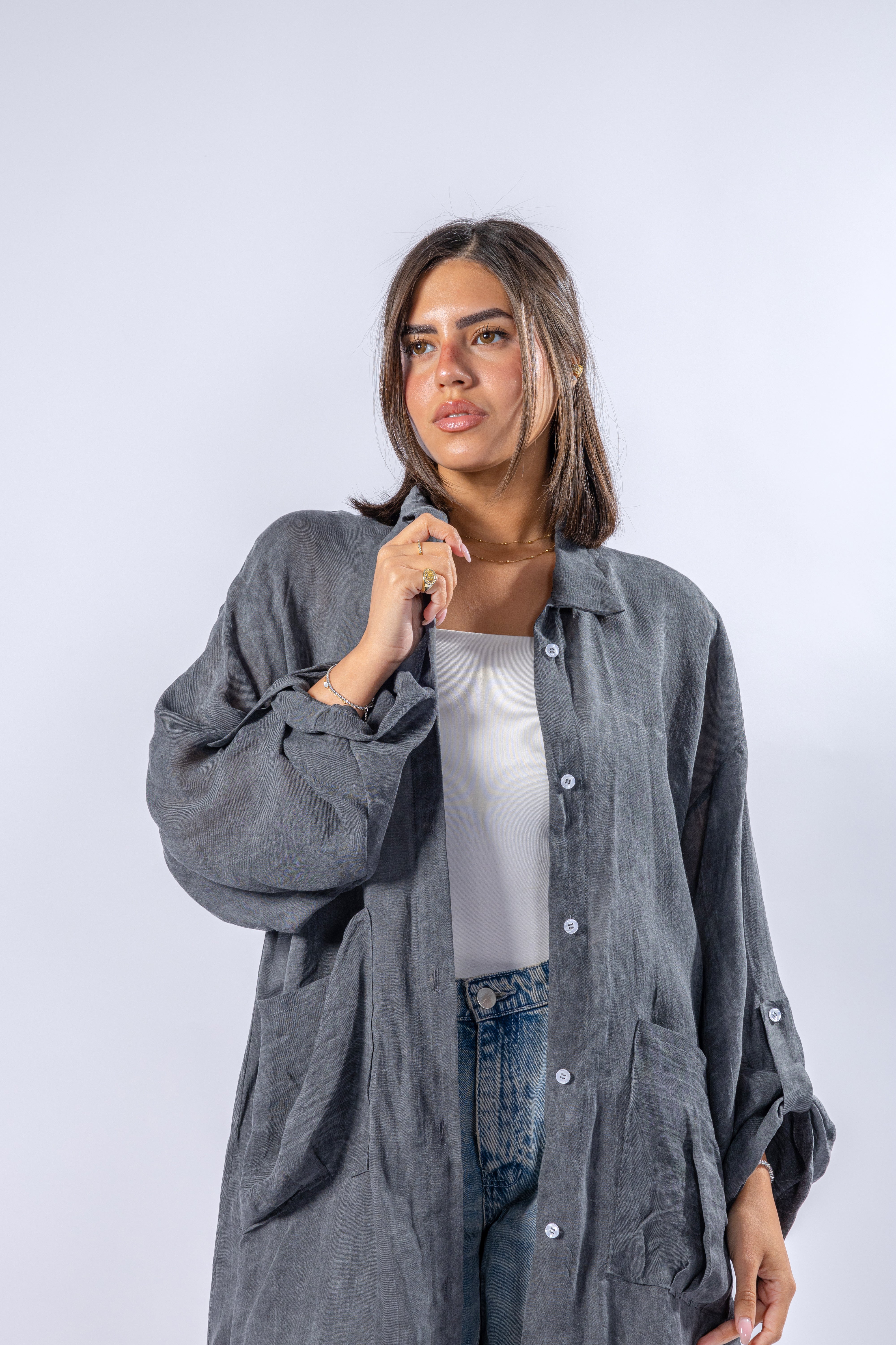 Long Linen Shirt