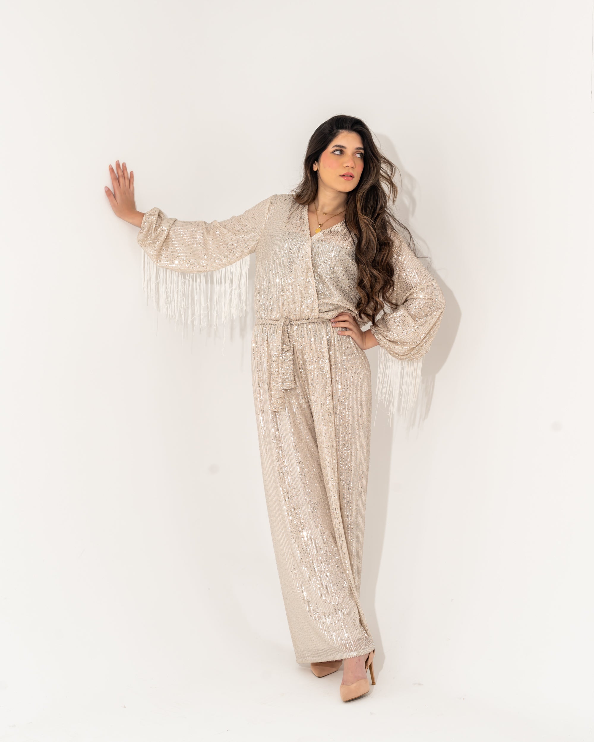 Halo Fringe Jumpsuit