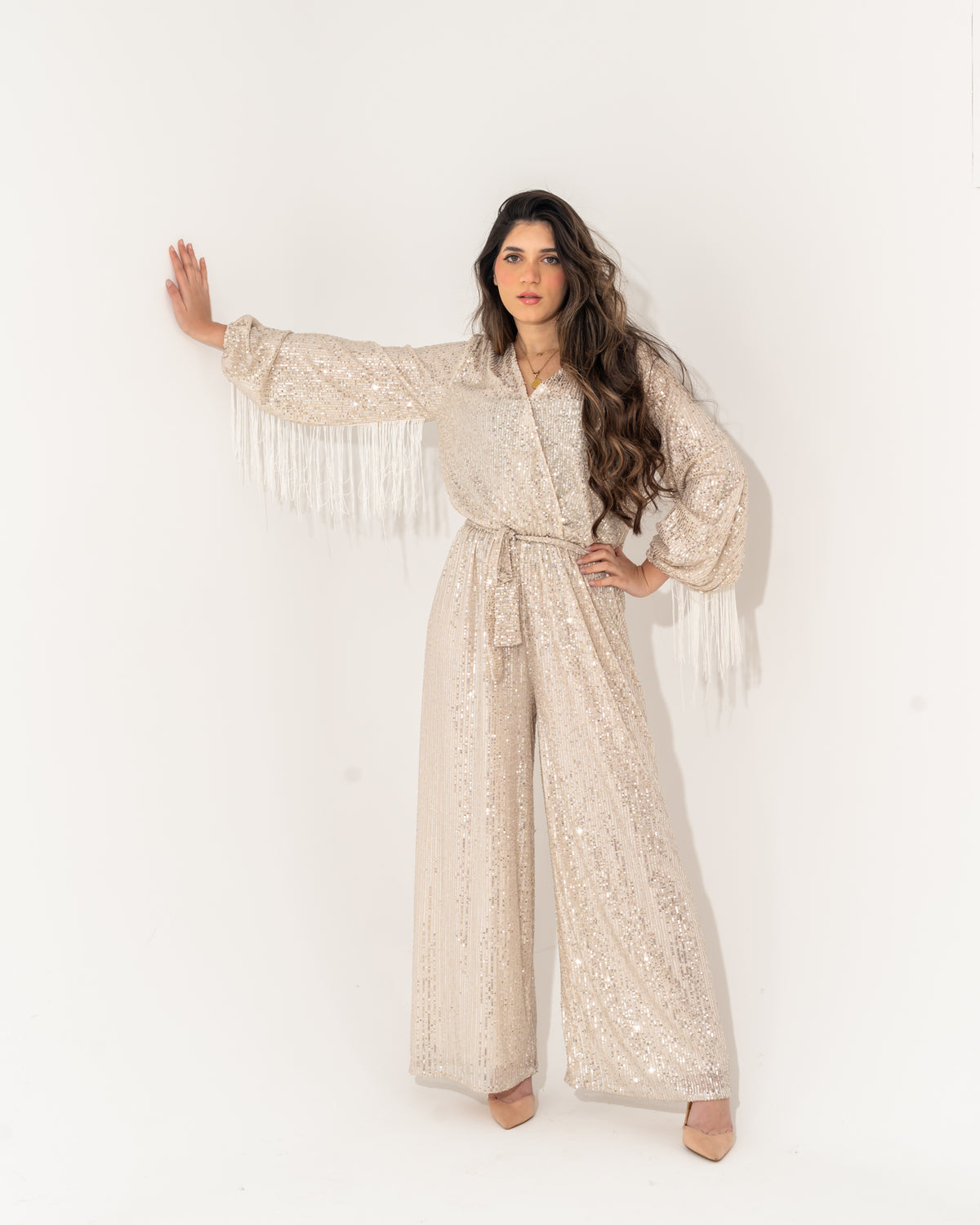 Halo Fringe Jumpsuit