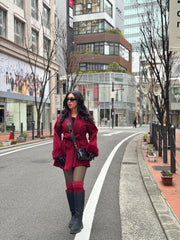 Fur-Cuff Coat