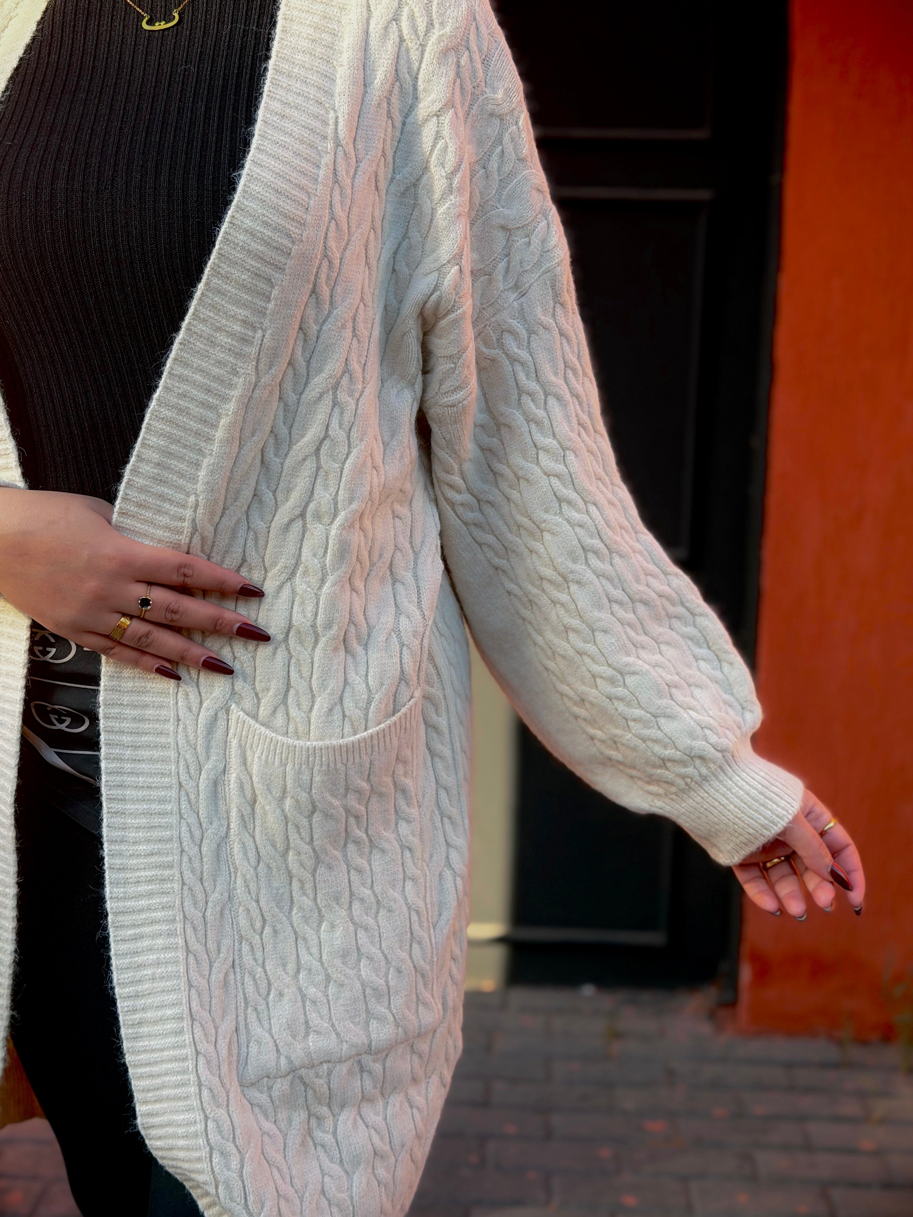 Cable Knit Cardigan