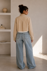 Layered Crop Shirt