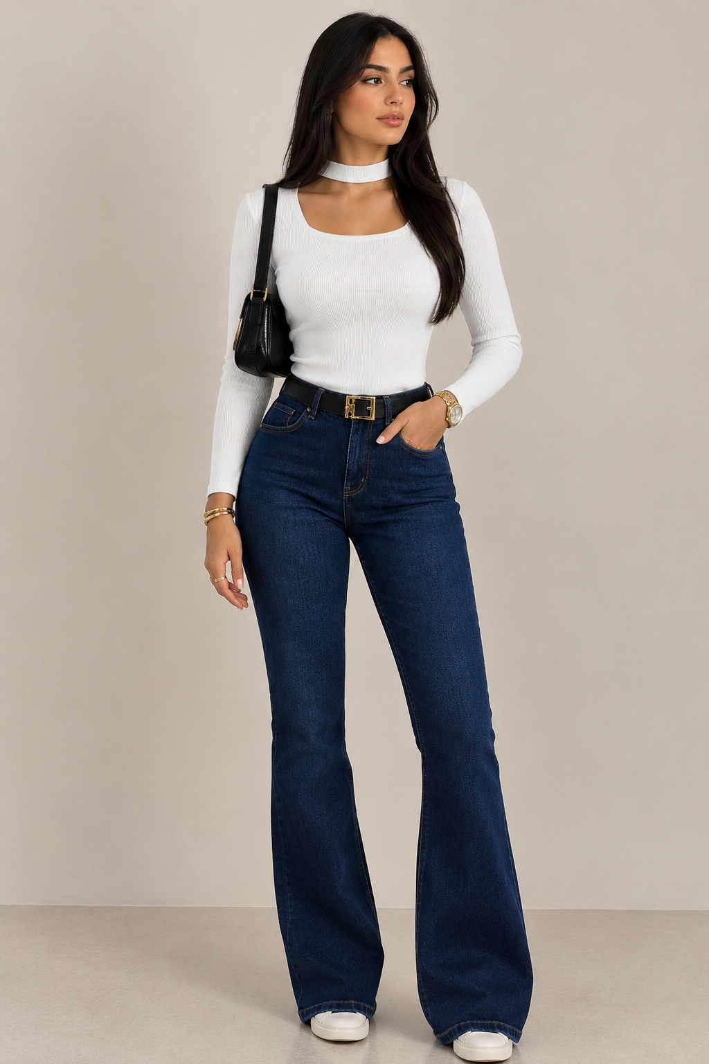 Polygon Ribbed Top